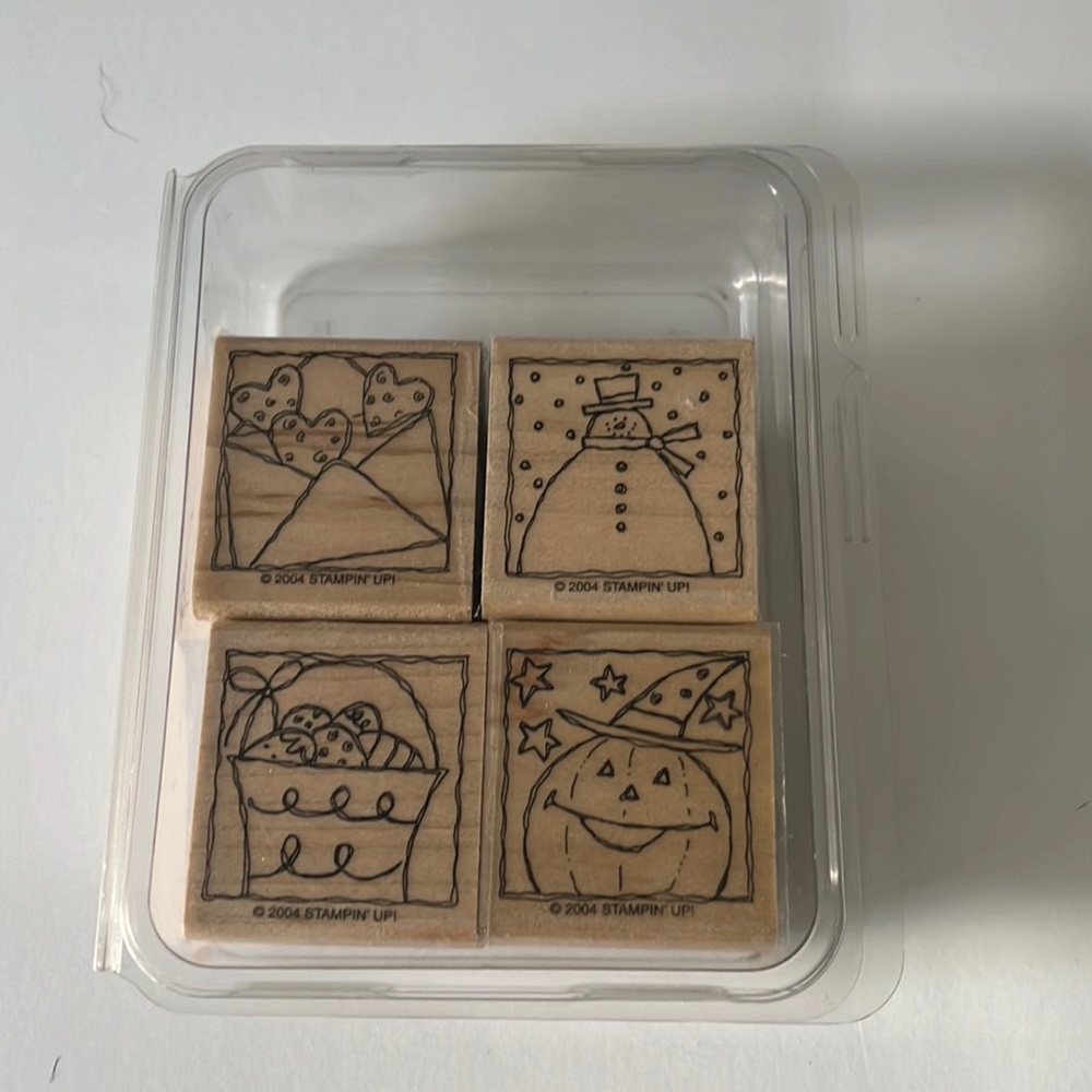 Stampin’Up (retire) Holiday Postal Stamps
